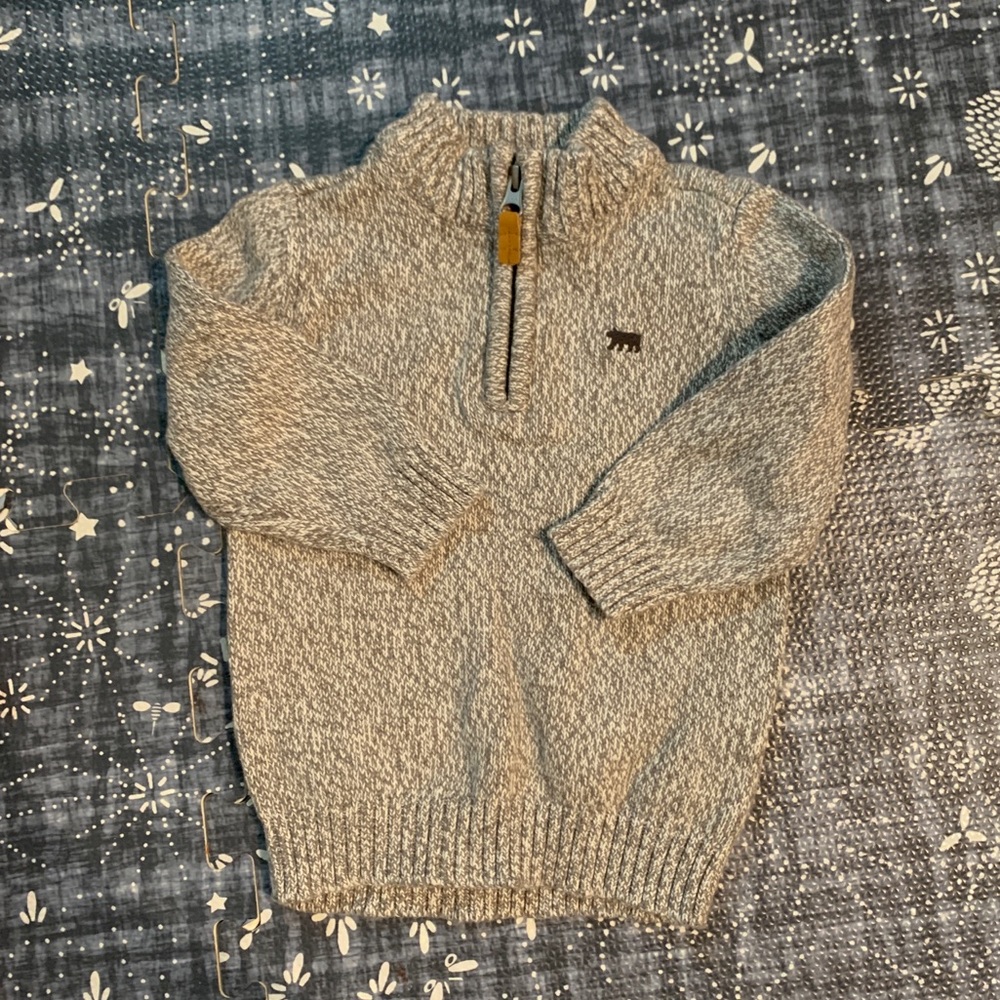 Pullover Quarter-Zip Sweater
